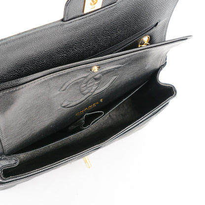 Chanel Caviar Quilted Medium Double Flap Black 5 of 7