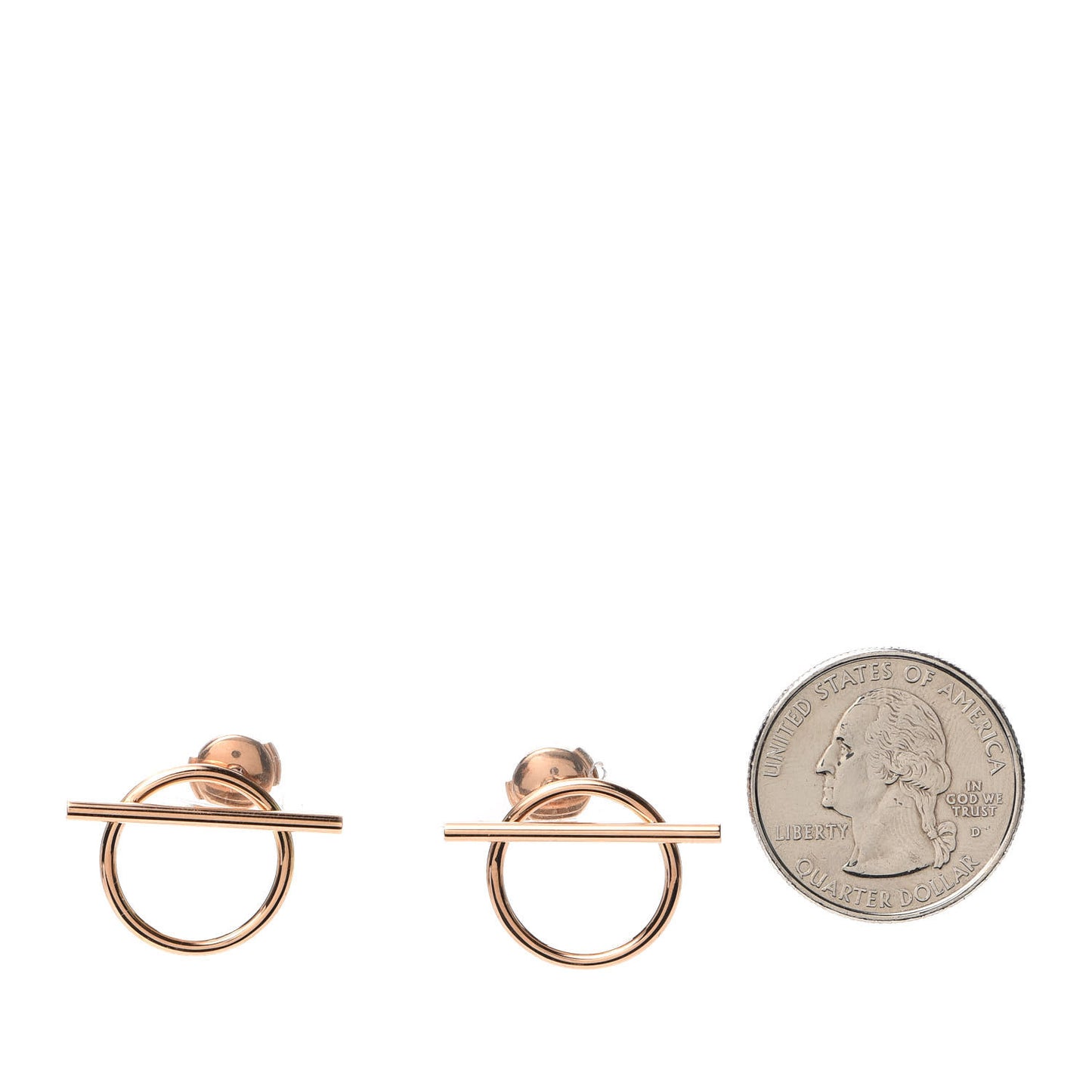 18K Rose Gold MM Echappee Earrings