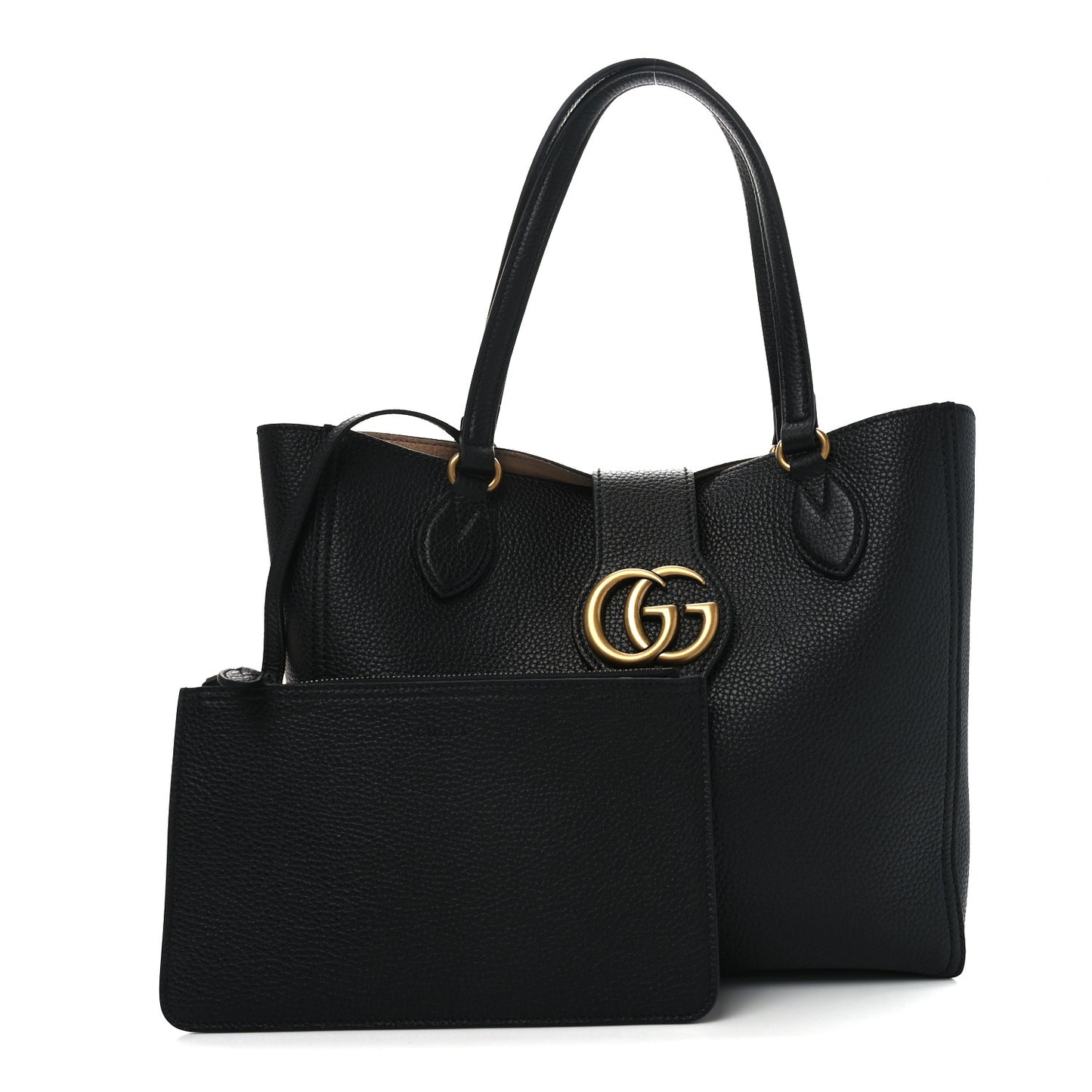 New Sakai Calfskin Lux Small Dahlia Tote Black