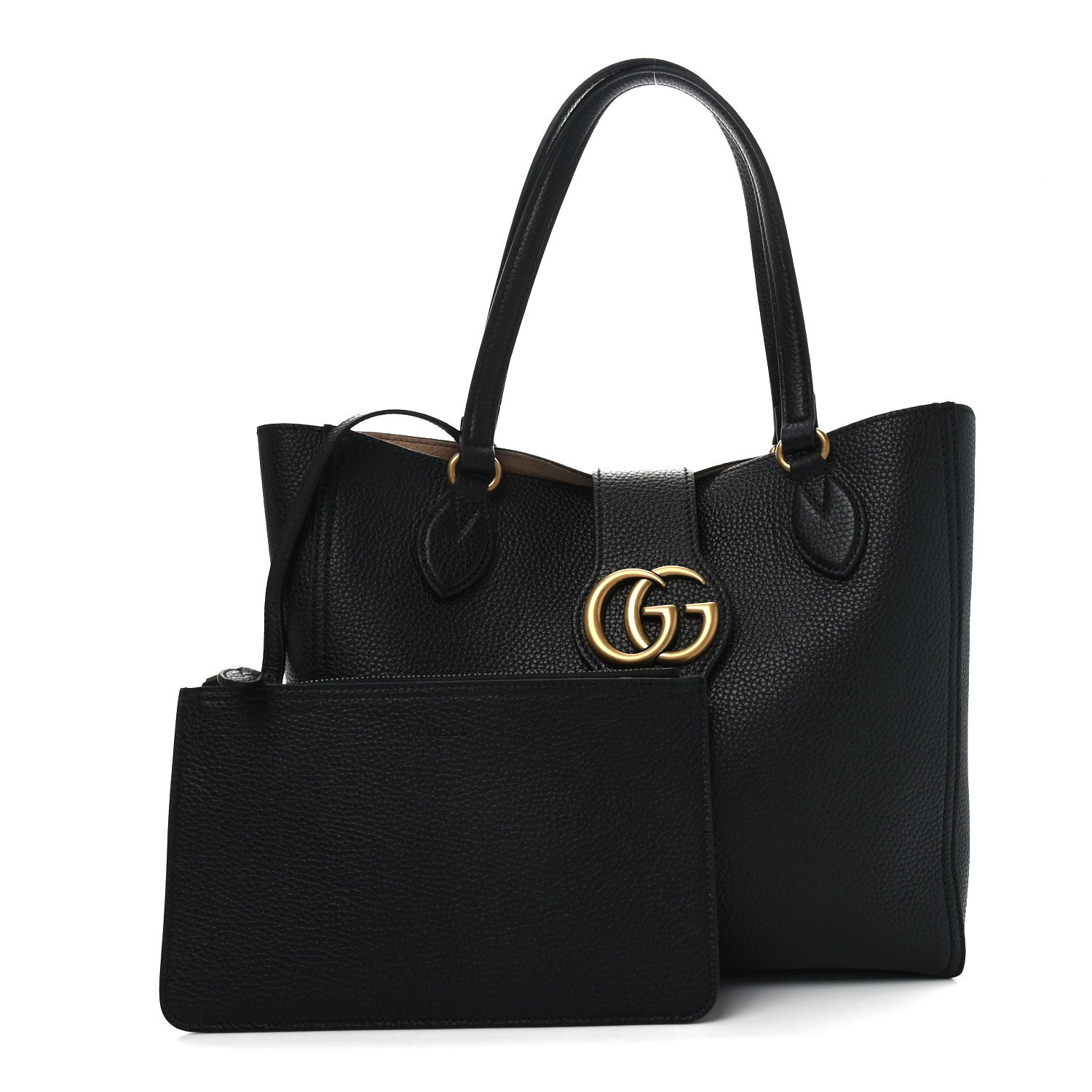 Gucci New Sakai Calfskin Lux Small Dahlia Tote Black 3 of 11