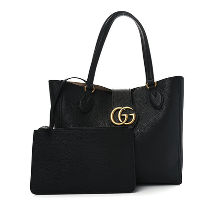 Gucci New Sakai Calfskin Lux Small Dahlia Tote Black 3 of 11