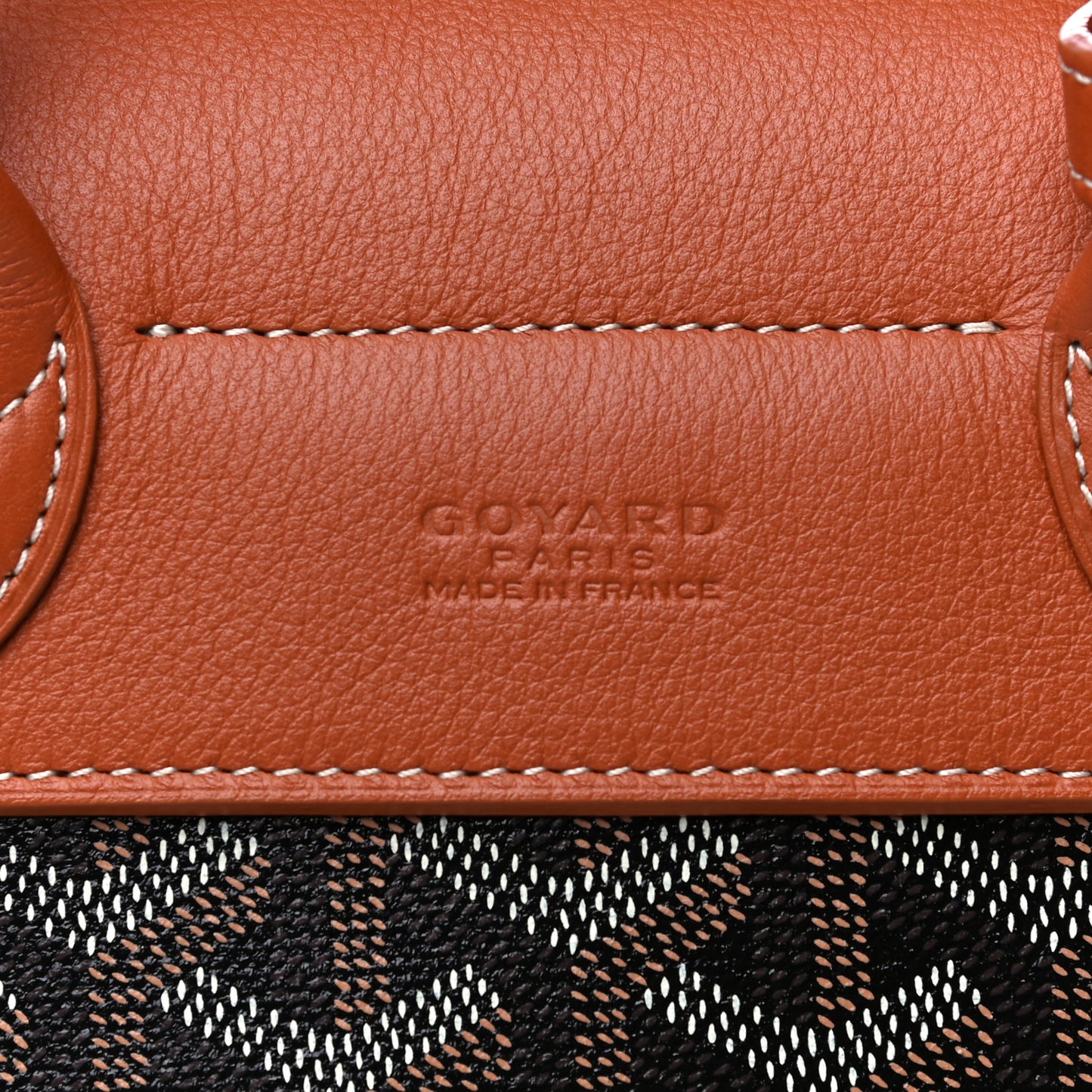 Goyardine Calfskin Mini Alpin Backpack Black Gold