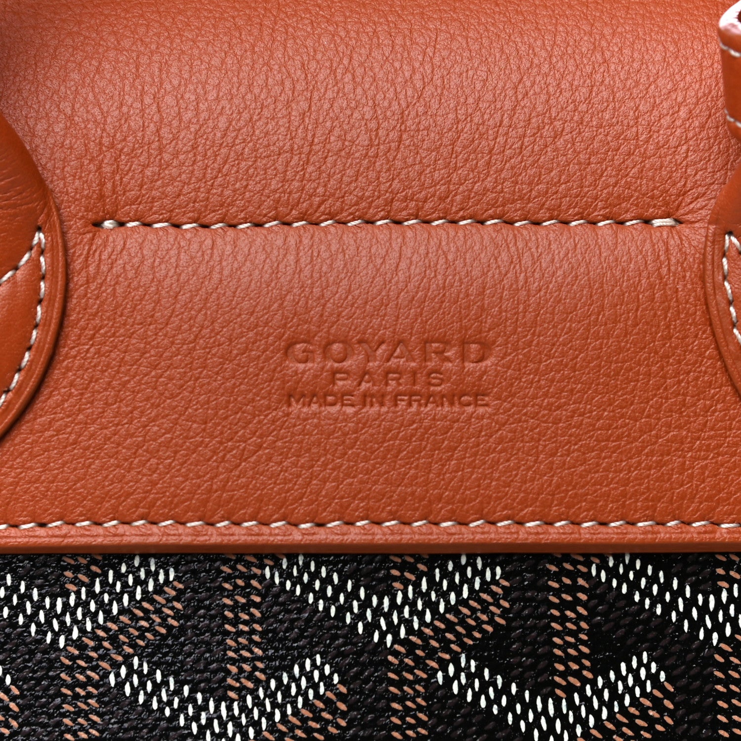 Goyard Goyardine Calfskin Mini Alpin Backpack Black Gold 5 of 9