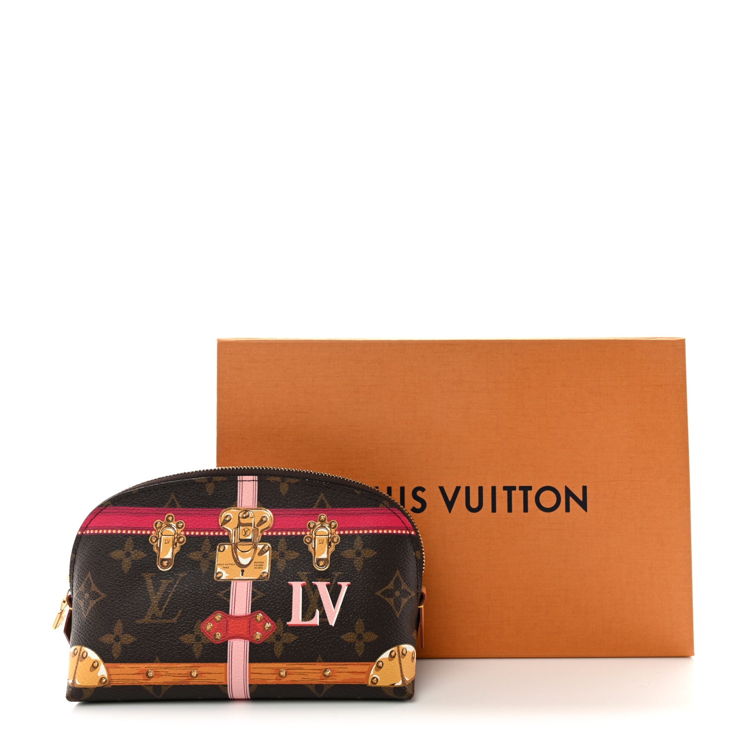 Louis Vuitton Monogram Summer Trunks Cosmetic Pouch PM 9 of 9