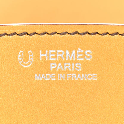 Hermes Chamonix Horseshoe Birkin 30  Curry Brulee Gris Tourterelle 6 of 15