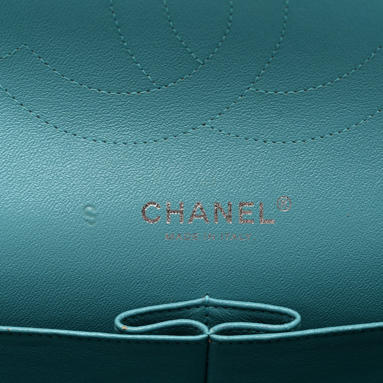 Chanel Lambskin Quilted Jumbo Double Flap Turquoise 6 of 14