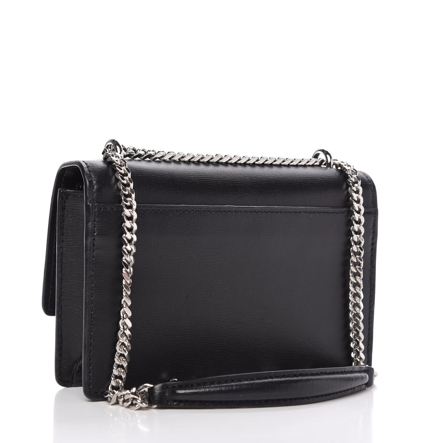 Calfskin Monogram Sunset Chain Wallet Black