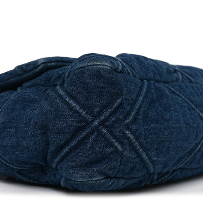 Chanel Denim Quilted Large Chanel 19 Flap Blue 9 of 10