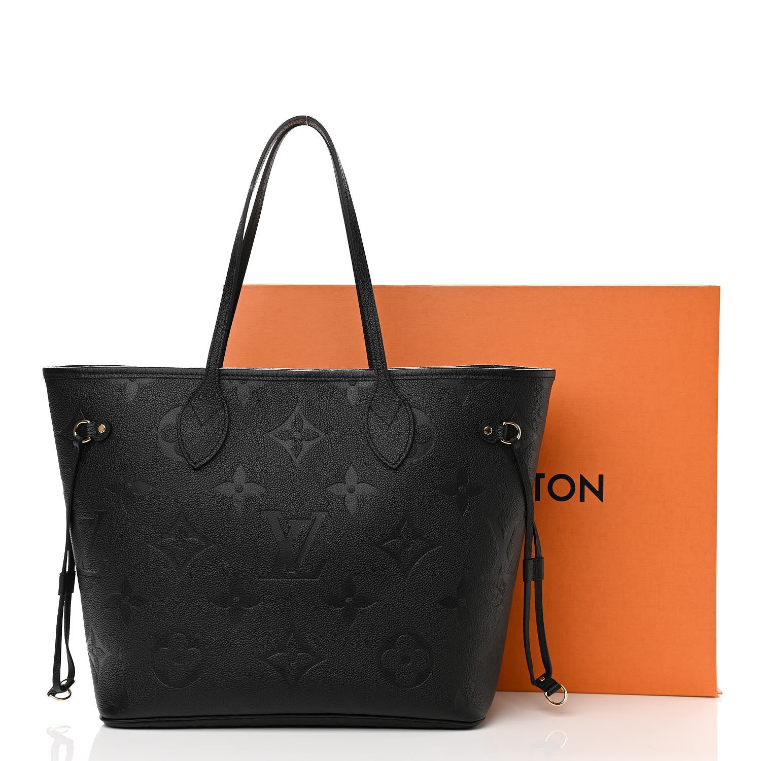 Louis Vuitton Empreinte Monogram Giant Neverfull MM Black 11 of 11