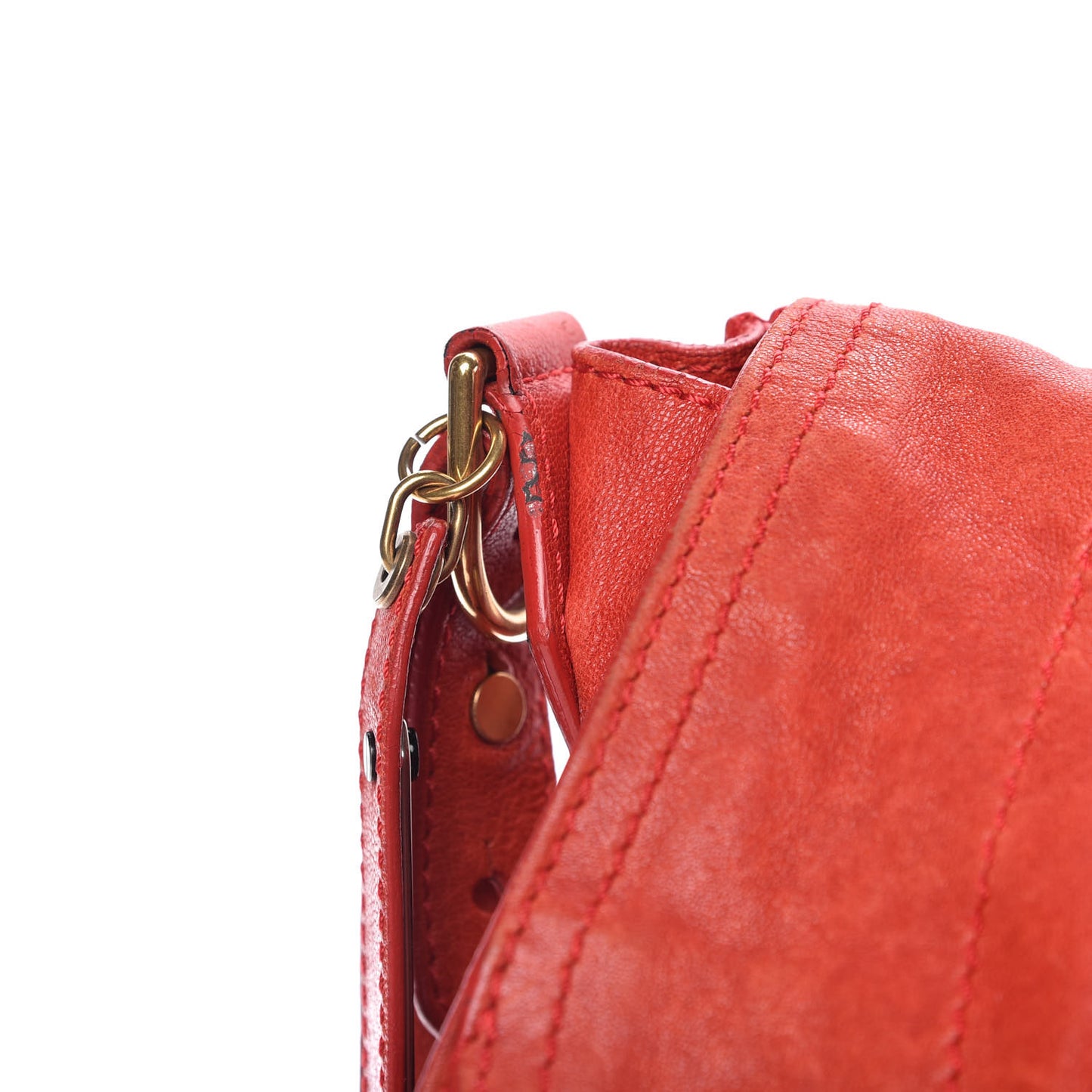 Lambskin PS1 Extra Large Satchel Lipstick Red