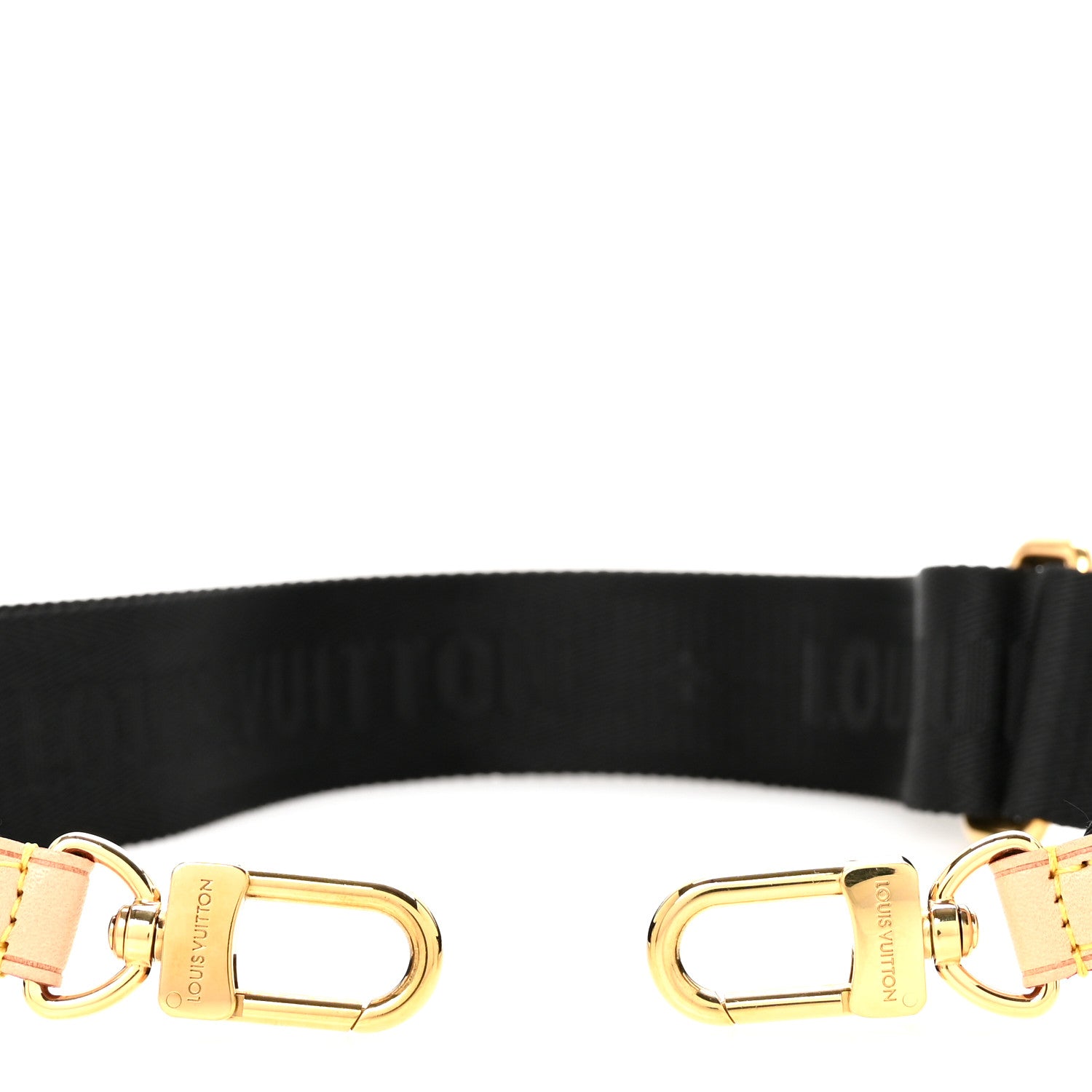 Louis Vuitton Nylon Multi Pochette Accessories Bandouliere Shoulder Strap Black 3 of 6