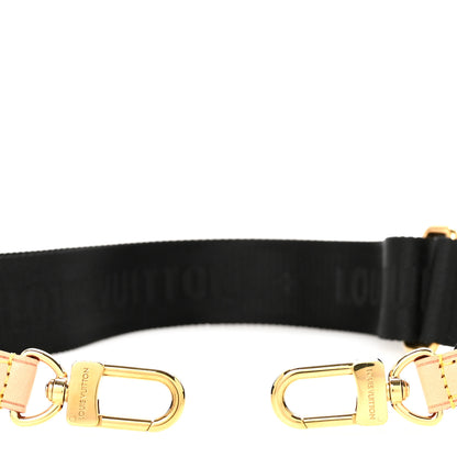 Louis Vuitton Nylon Multi Pochette Accessories Bandouliere Shoulder Strap Black 3 of 6