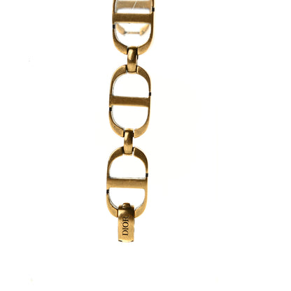 Christian Dior Metal CD Chain Bracelet Gold 4 of 5