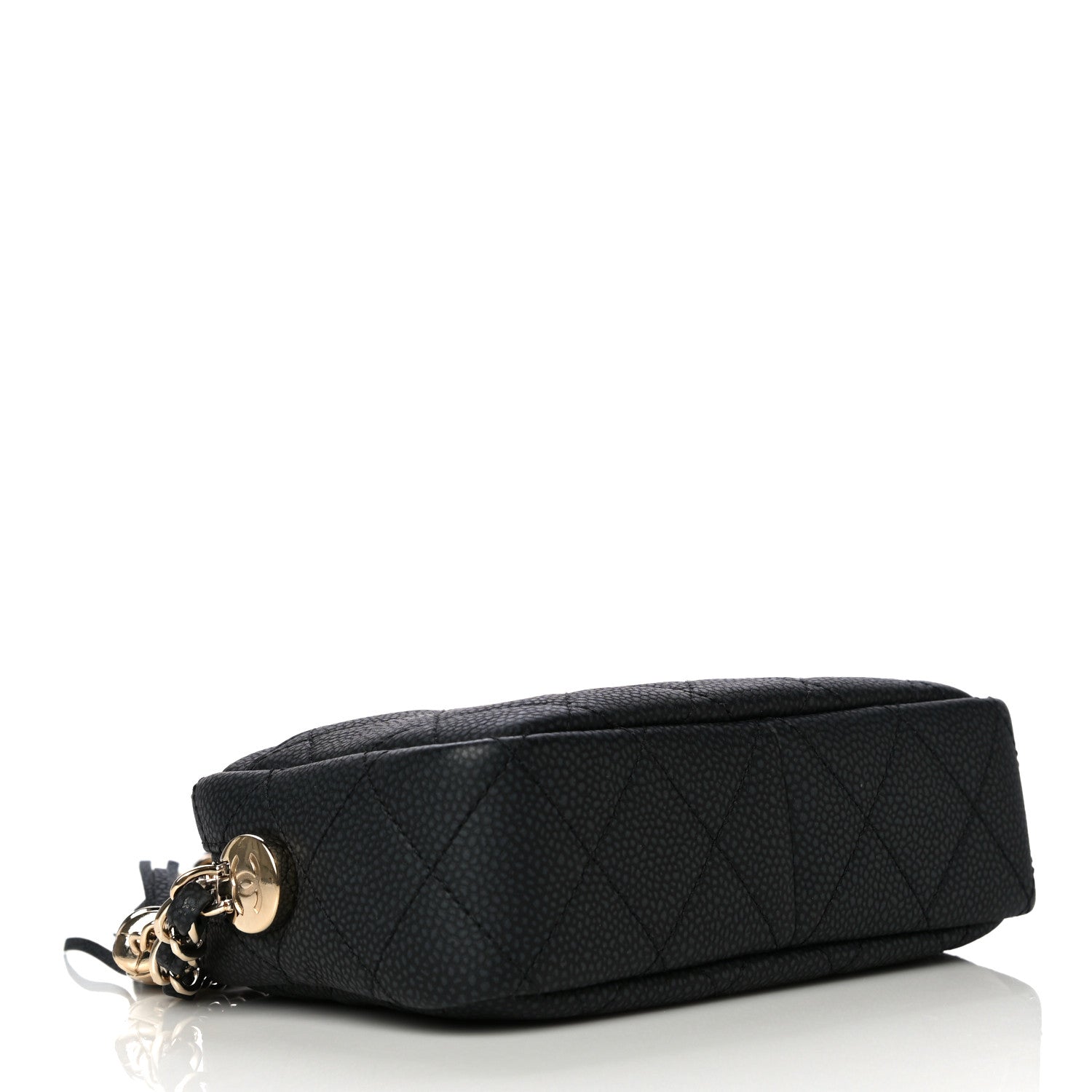 Chanel Iridescent Caviar Quilted Mini Coco Tassel Camera Case Black 4 of 10