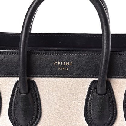 Celine Goatskin Smooth Calfskin Nano Tri-Color Luggage White 15 of 15
