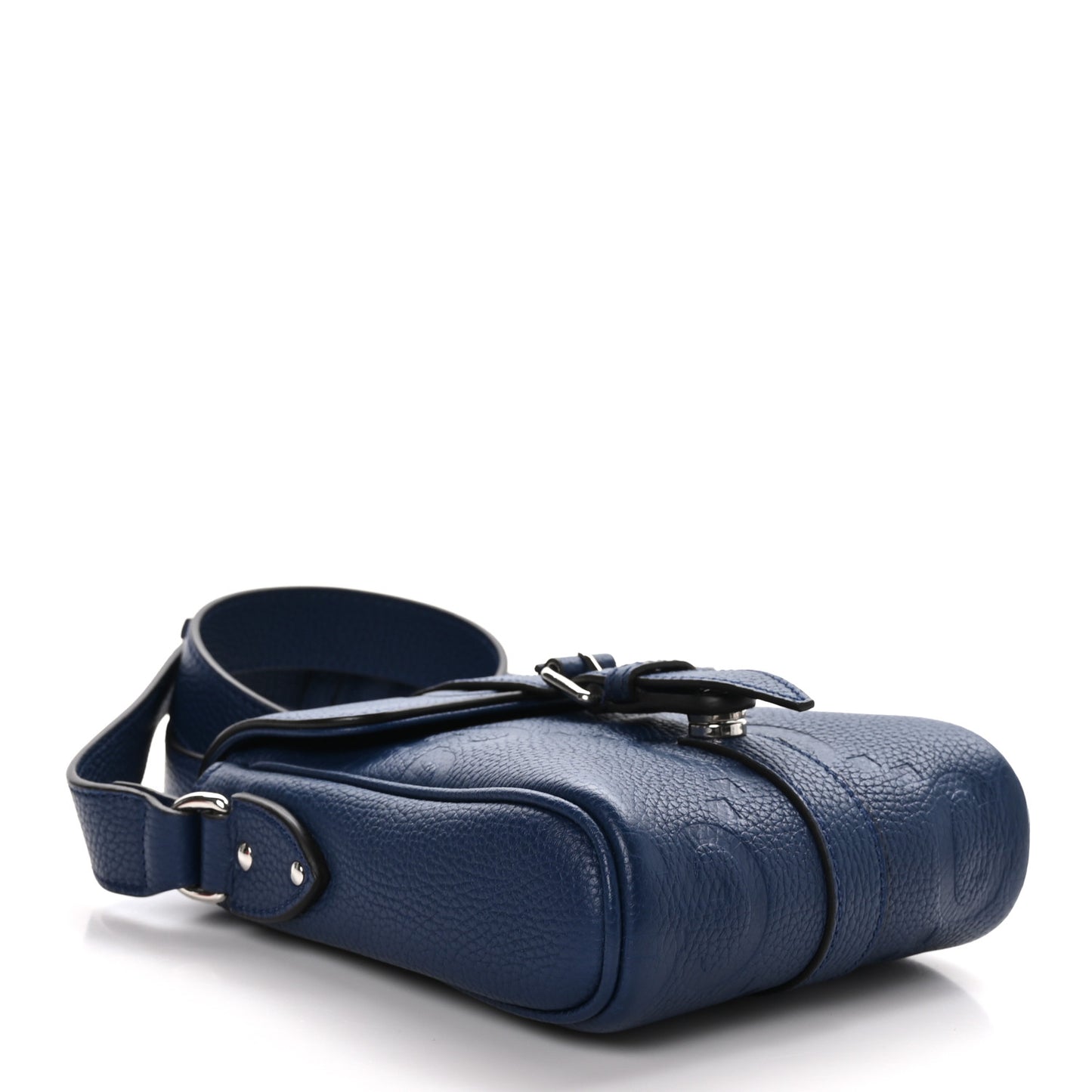 Piuma Calfskin Jumbo GG Embossed Small Messenger Bag Royale