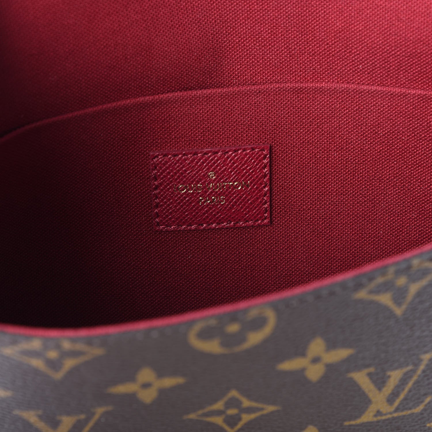 Louis Vuitton Monogram Pochette Felicie Chain Wallet Fuchsia 7 of 10