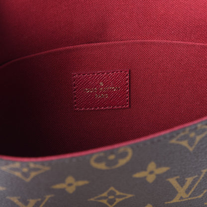 Louis Vuitton Monogram Pochette Felicie Chain Wallet Fuchsia 7 of 10