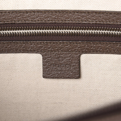 Gucci GG Supreme Monogram Textured Calfskin Web Ophidia Documents Holder Beige Ebony New Acero 6 of 9