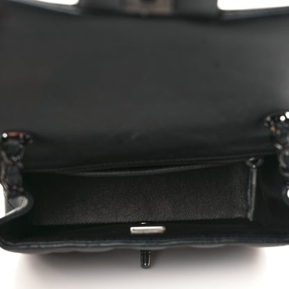 Chanel Lambskin Quilted Mini Square Flap So Black 5 of 9