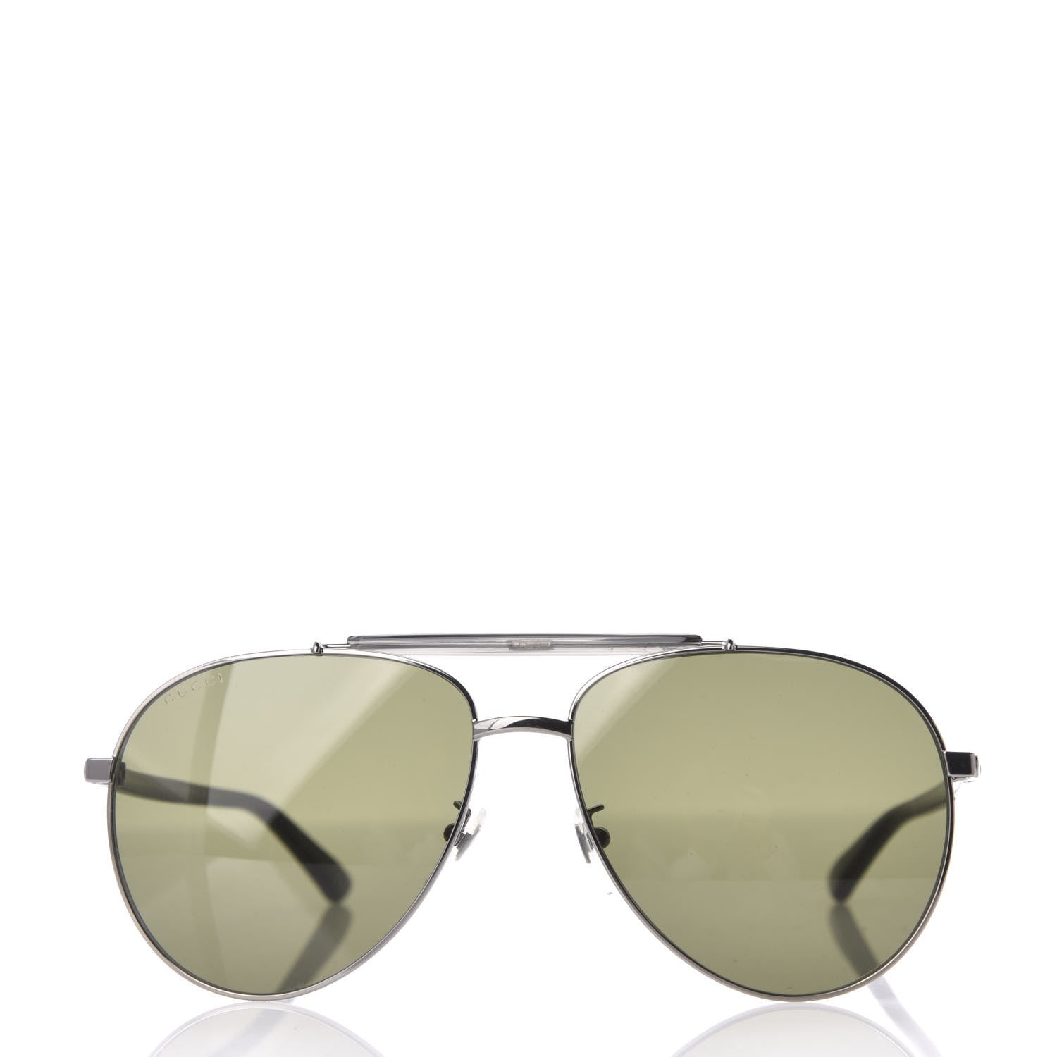 Gucci Metal Aviator Sunglasses GG0014S Black 2 of 7