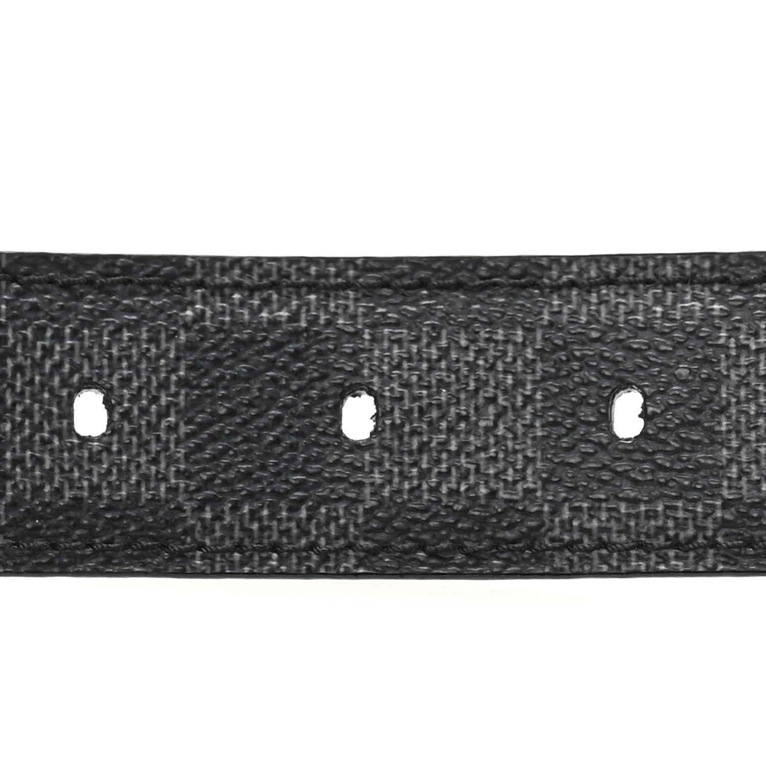 Louis Vuitton Damier Graphite Calfskin Belt 100 40 Black 3 of 10