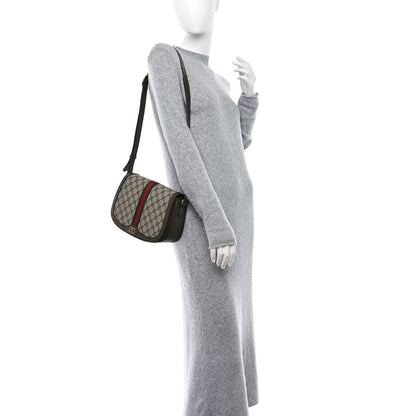 Gucci X BALENCIAGA BB Supreme Monogram Web Small Ophidia Shoulder Bag Beige New Acero 2 of 9