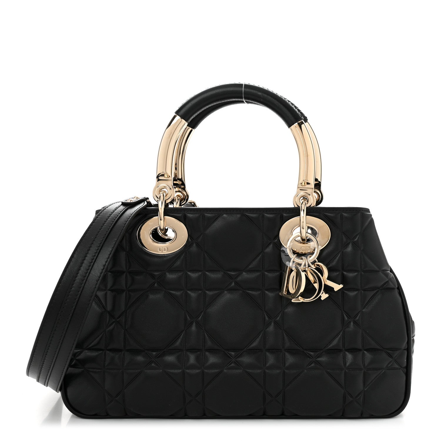 Christian Dior Lambskin Cannage The Lady 95.22 Black 1 of 10