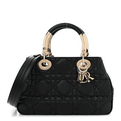 Christian Dior Lambskin Cannage The Lady 95.22 Black 1 of 10
