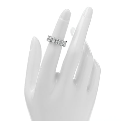 Tiffany Platinum Diamond Aria Band Ring 46 3.75 2 of 5