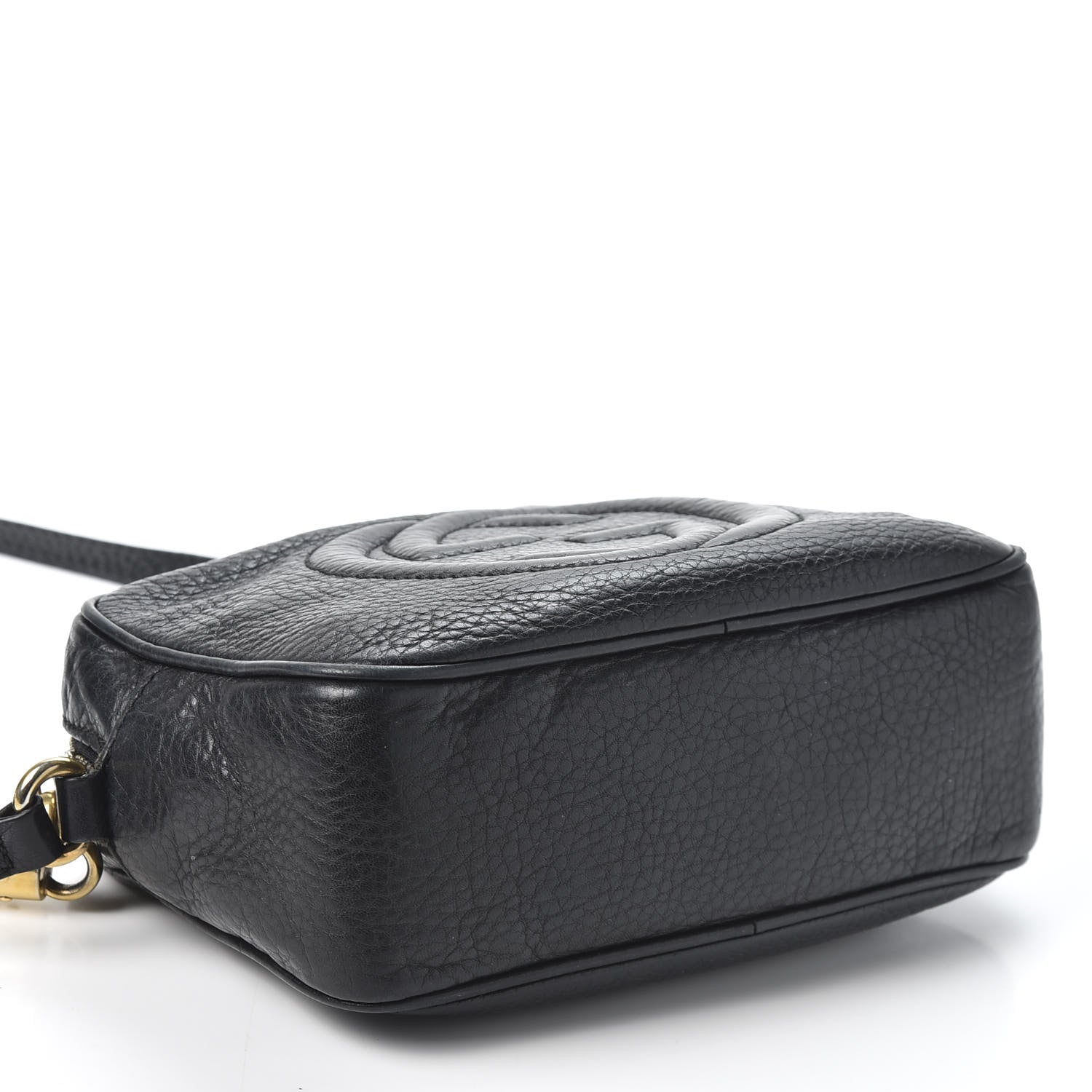 Gucci Pebbled Calfskin Small Soho Disco Bag Black 3 of 12