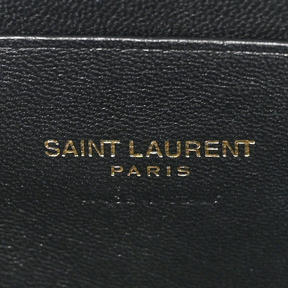 Saint Laurent Grain De Poudre Matelasse Monogram Mini Lou Camera Bag Black 6 of 12