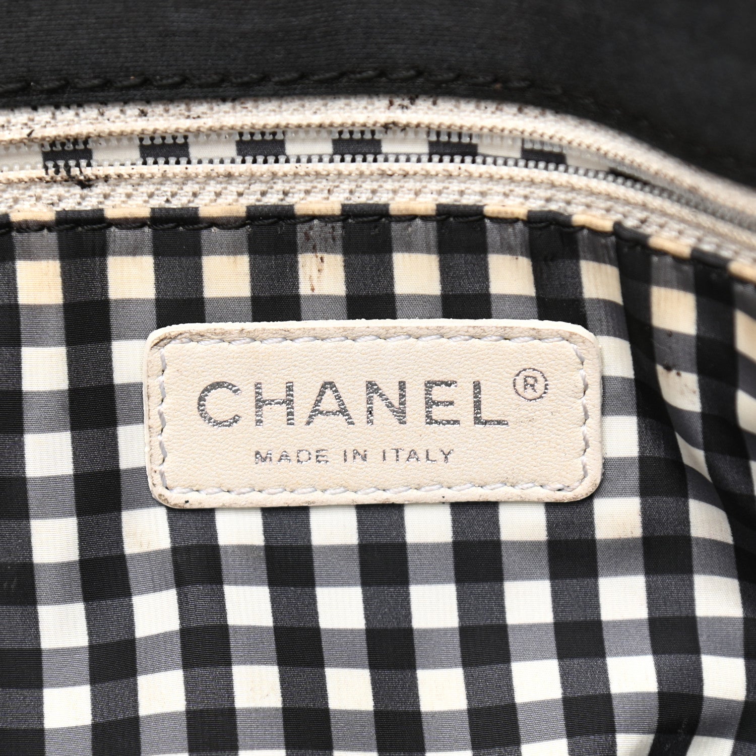 Chanel Canvas Lipstick Ligne Tote Black 6 of 17