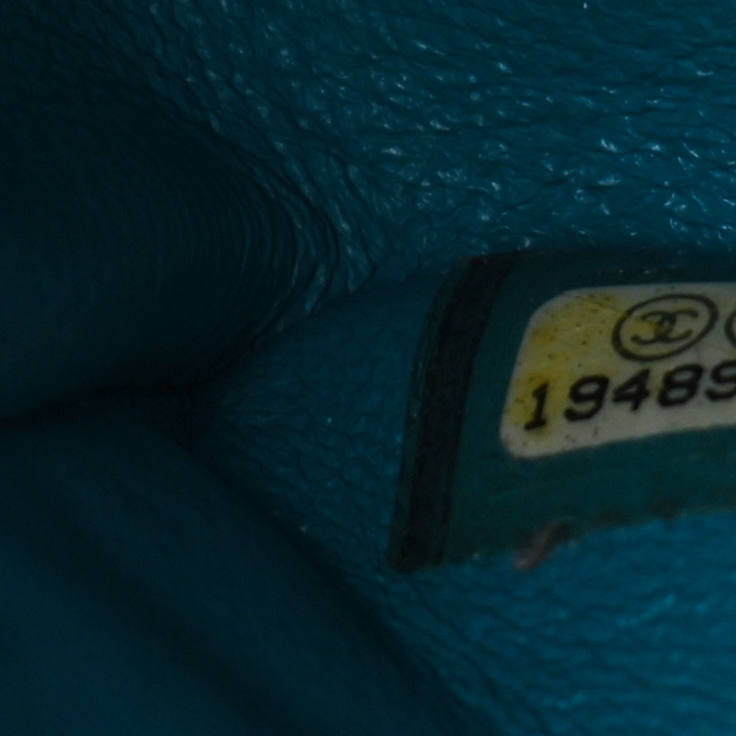 Chanel Patent Quilted Jumbo Double Flap Blue 7 of 10