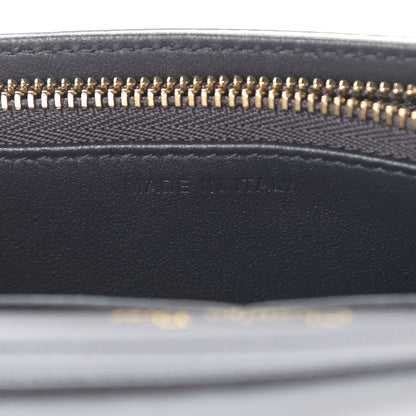 Christian Dior Metallic Patent Micro-Cannage Mini Diorama Flap Bag Silver 10 of 13