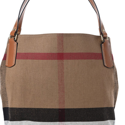 Burberry Canvas Mega Check Medium Maidstone Saddle Brown 8 of 10