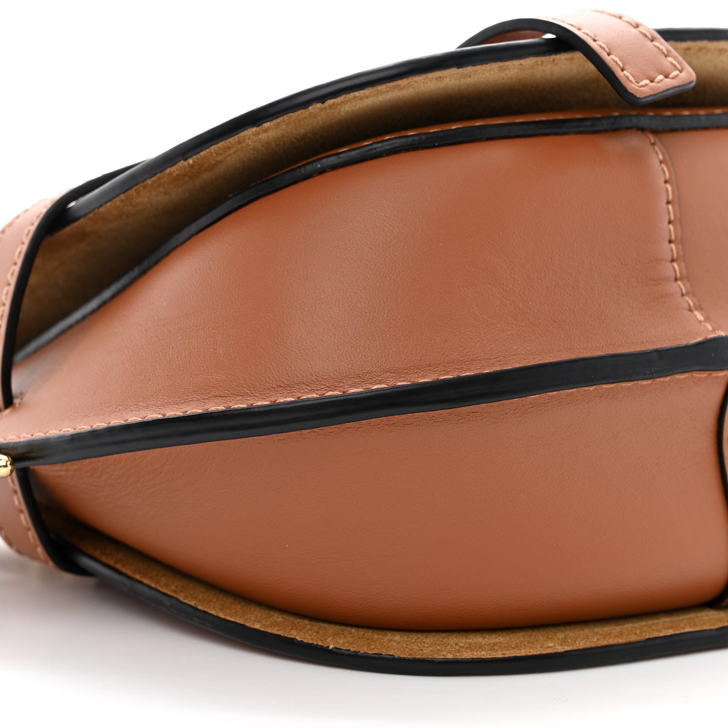 Loewe Calfskin Jacquard Mini Gate Dual Bag Tan 9 of 10