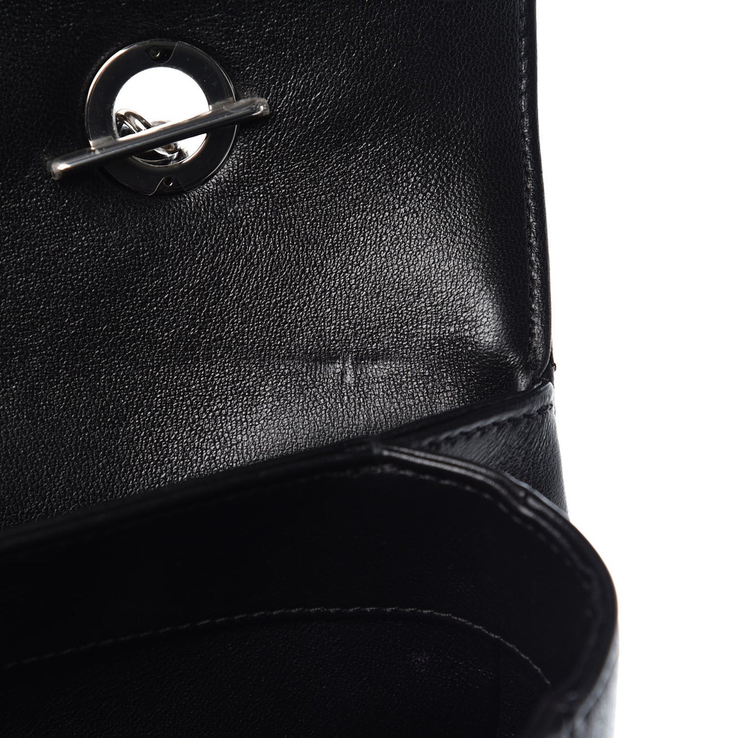 Lambskin Quilted Large Trendy CC Dual Handle Flap Bag Black
