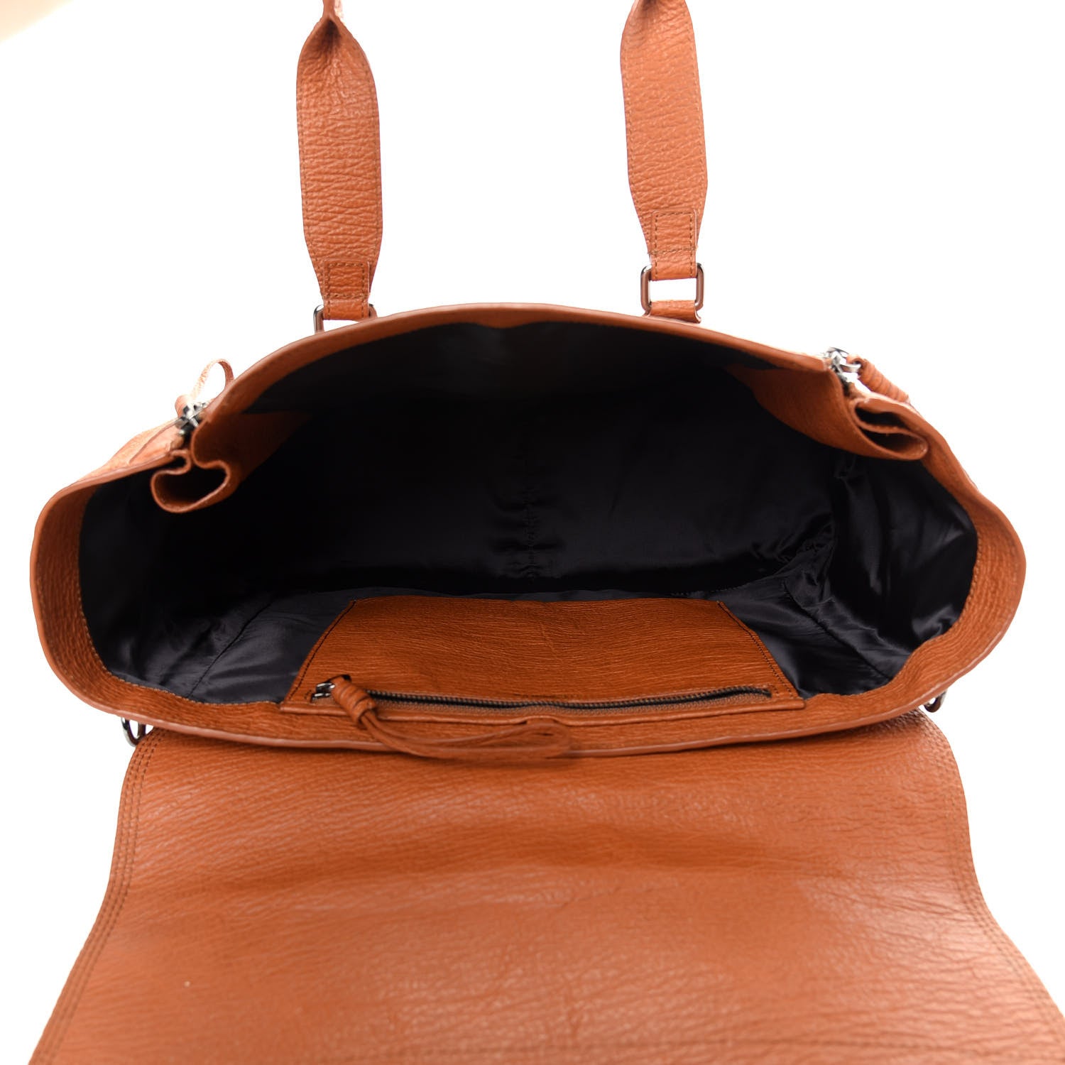 3.1 Phillip Lim Textured Calfskin Medium Pashli Satchel Mandarin 4 of 8