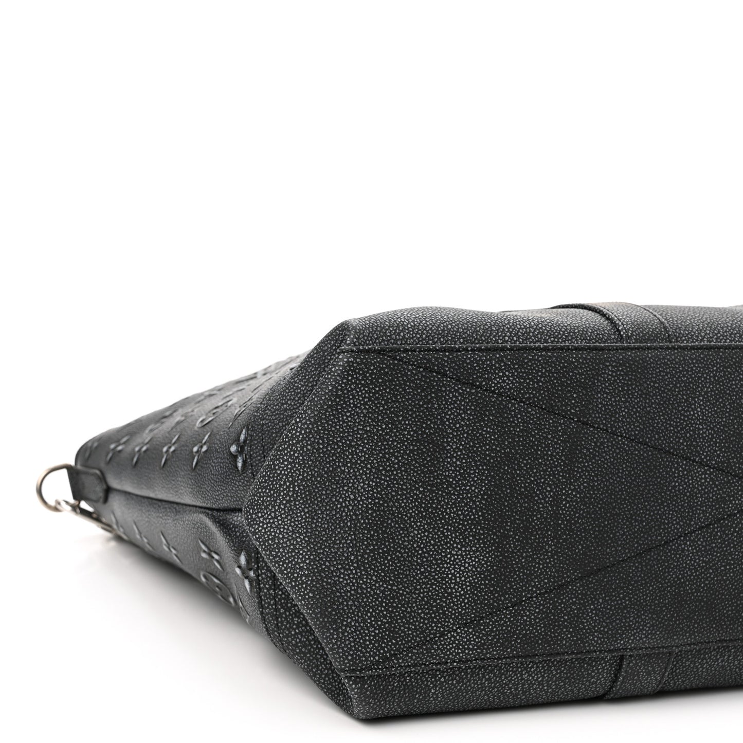 Calfskin Monogram Journey Tote Charcoal