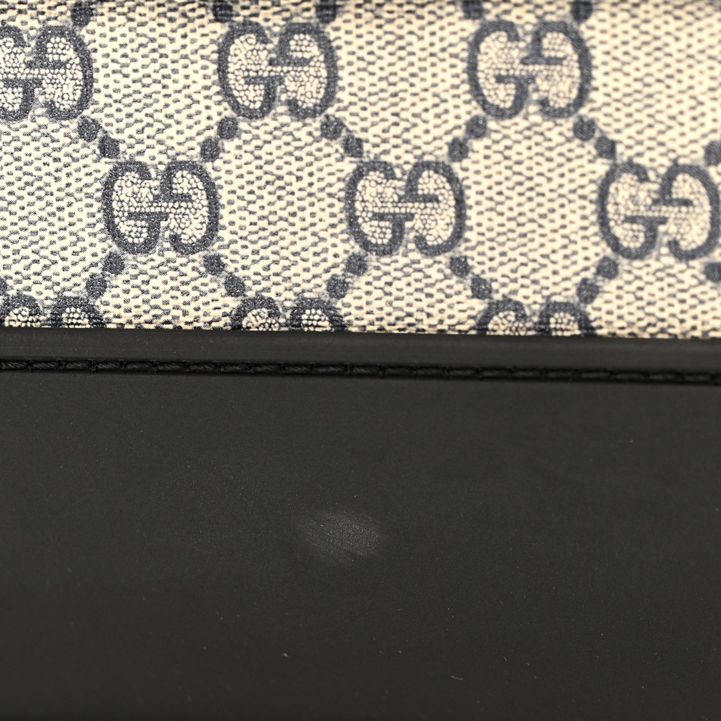 GG Supreme Monogram Textured Dollar Calfskin Web Savoy Cabin Plus Trolley Beige Blue