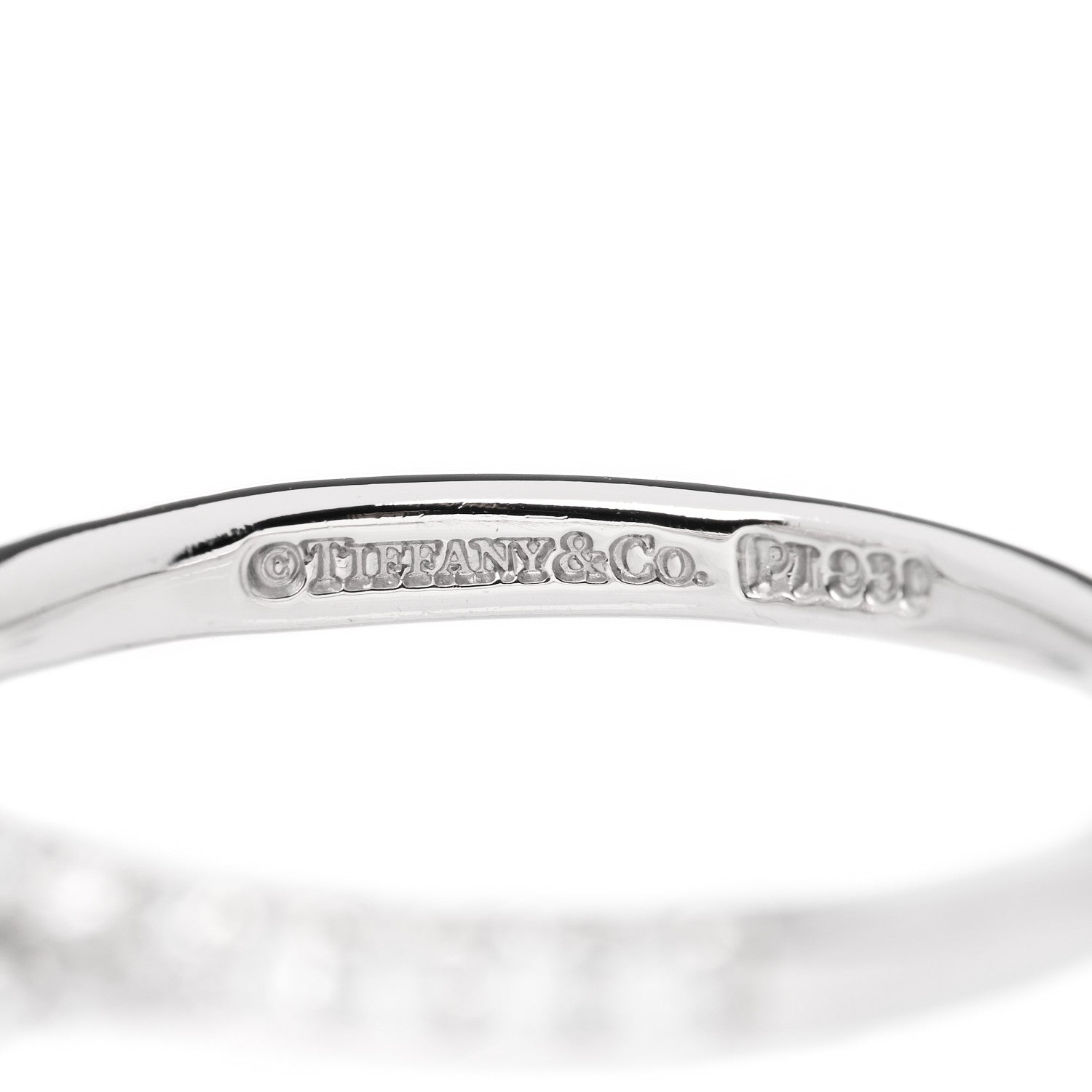 Tiffany Platinum Diamond .71ct Soleste Cushion Cut Double Halo Engagement Ring 50 5.25 4 of 6