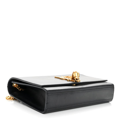Saint Laurent Smooth Calfskin Medium Classic Monogram Kate Tassel Satchel Black 4 of 9