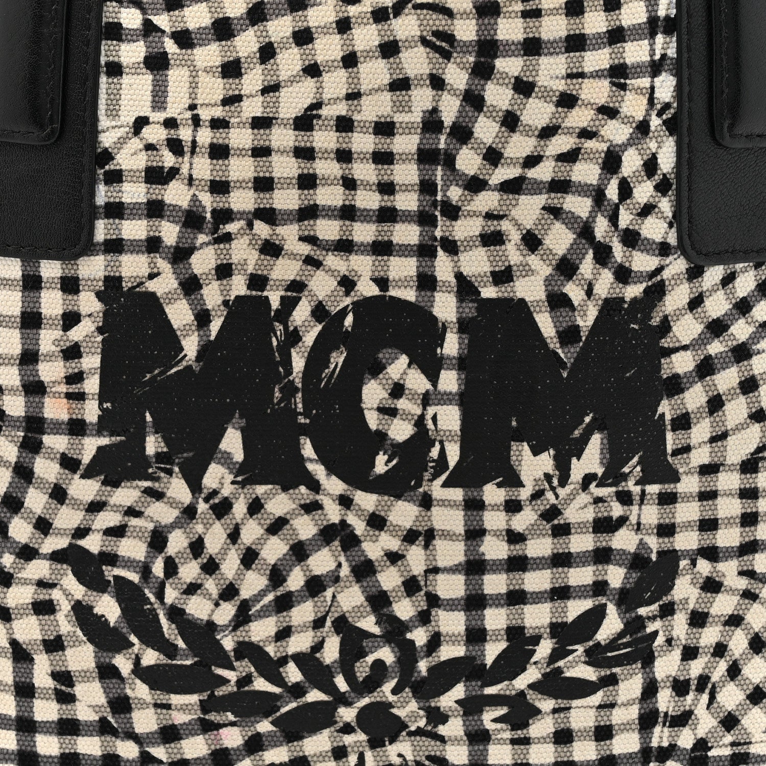 MCM Visetos Medium Liz Reversible Shopper Tote Black 12 of 24