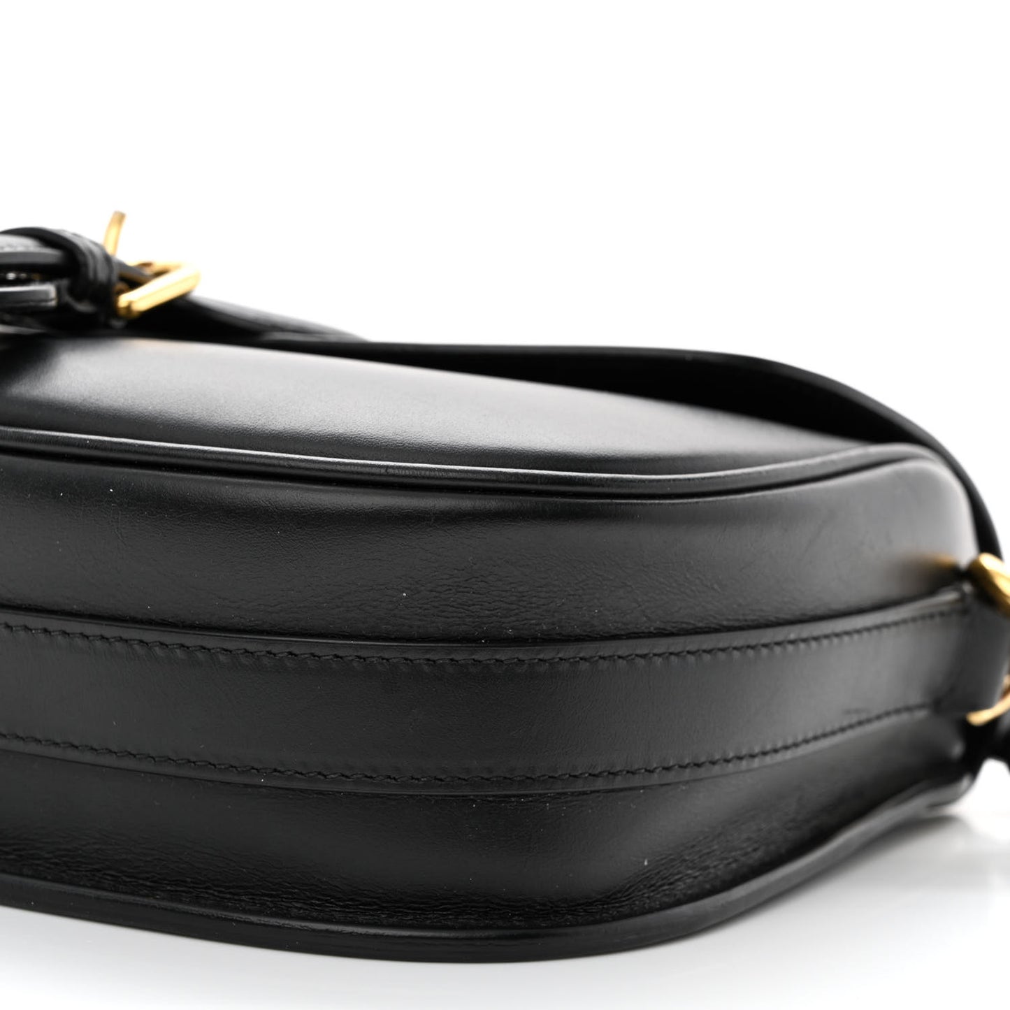 Box Calfskin Medium Bobby Flap Black