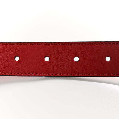 Gucci Moon Calfskin Crystal Dionysus 30mm Belt 100 40 Red 9 of 10
