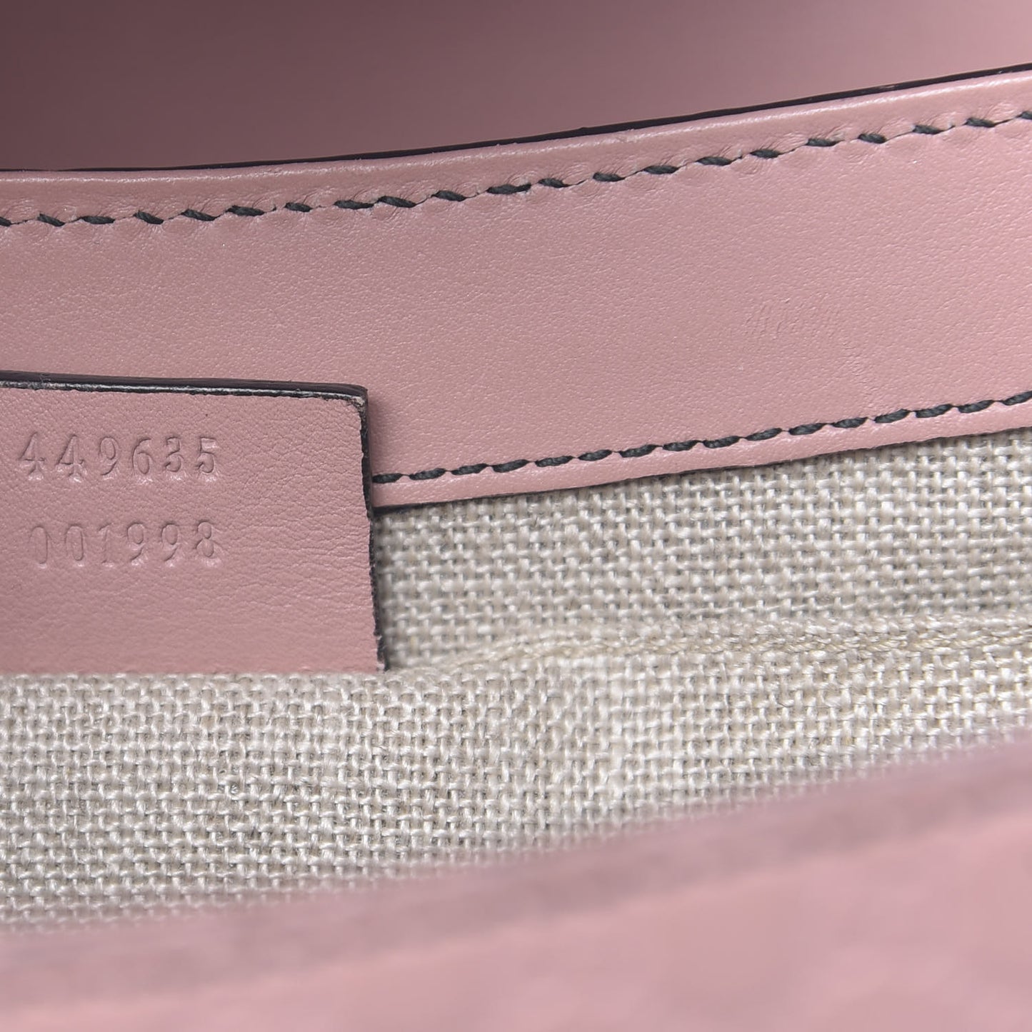 Microguccissima Medium Emily Chain Shoulder Bag Soft Pink