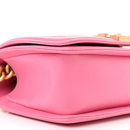 Chanel Calfskin Quilted Small Boy Flap Pink 9 of 12