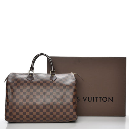 Louis Vuitton Damier Ebene Speedy 35 8 of 8