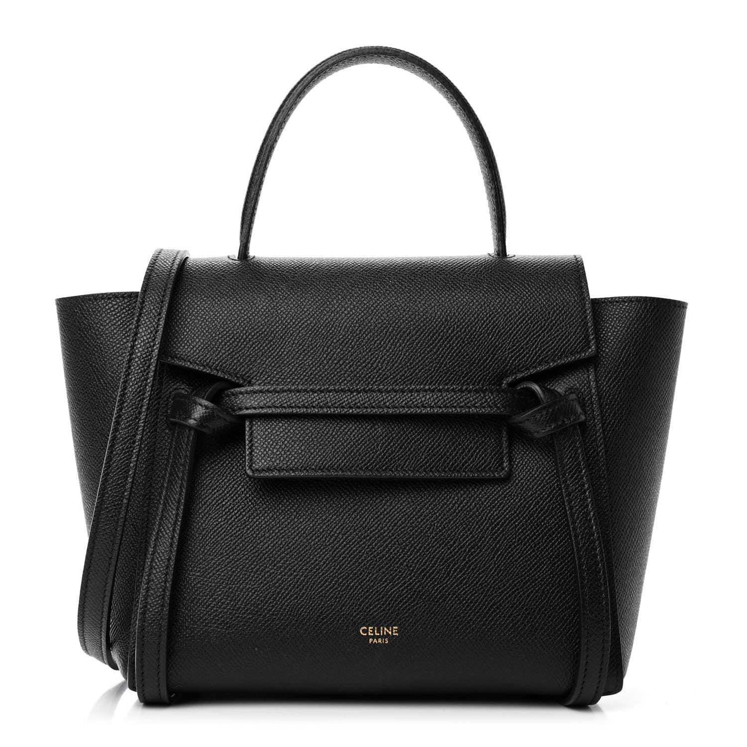 Celine Grained Calfskin Nano Belt Bag Black 1 of 4